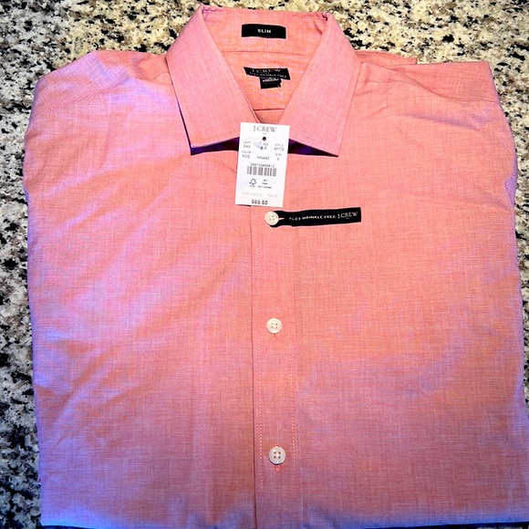 J. Crew - Salmon colored button down. - Picture 1 of 7